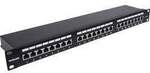 Intellinet 24-Port Cat6a Patchpanel geschirmt 1HE Kabeleinf&uuml;hrung 90&deg; abgewinkelt
