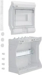 HAGER VE110D, Hager VE110D Kleinverteiler Aufputz Anzahl Reihen = 1 Inhalt 1 St. Grau