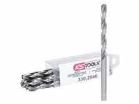 KS Tools 3302040 Metall-Spiralbohrer-Set 10 St.