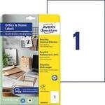 Avery-Zweckform LR3478-10 Universal-Etiketten 210 x 297 mm Recycling-Papier Wei&szlig; 10