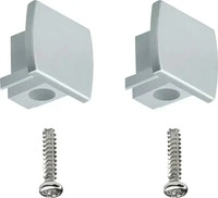 PAULMANN 95496, Paulmann 95496 Hochvolt-Schienensystem-Komponente Endkappe 2er Set