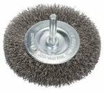 Bosch Accessories Scheibenb&uuml;rste, gewellt, rostfrei, 80 mm, 0,2 mm, 4 mm, 4500 U/