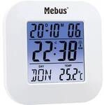 Mebus 51511 Funk Wecker Wei&szlig; Gro&szlig;es Display
