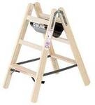 MUNK G&uuml;nzburger Steigtechnik 033806 Holz Stufen-Stehleiter 5 kg