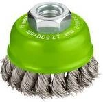 Bosch Accessories Topfb&uuml;rste, Edelstahl, gezopfter Draht, 65 mm, 0,35 mm, 12500