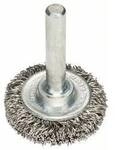 Bosch Accessories Scheibenb&uuml;rste, gewellt, rostfrei, 30 mm, 0,3 mm, 6 mm, 4500 U/