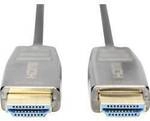 Digitus HDMI Anschlusskabel HDMI-A Stecker, HDMI-A Stecker 10.00 m Schwarz