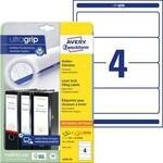 Avery-Zweckform Ordner-Etiketten L4761-25 61 x 192 mm Papier Wei&szlig; Permanent haftend