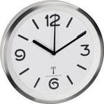 TFA Dostmann 60.3535.02 Funk Wanduhr 25.3 cm x 42 mm Aluminium (geb&uuml;rstet)