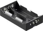 Goobay 11977 Batteriehalter 4x Mono (D) Druckknopfanschluss (L x B x H) 133.5 x 74 x