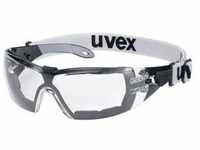 uvex pheos 9192680 Schutzbrille inkl. UV-Schutz Grau, Schwarz EN 166, EN 170 DIN 166,