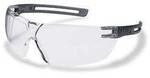 uvex x-fit 9199085 Schutzbrille inkl. UV-Schutz Grau, Transluzent