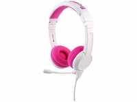 onanoff BuddyPhones® Kinder On Ear Headset kabelgebunden Pink Lautstärkebegrenzung,