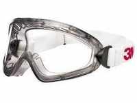 3M 2890 Vollsichtbrille mit Antibeschlag-Schutz, mit Antikratz-Schutz Weiß EN 166-1