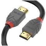 LINDY USB Anschlusskabel HDMI-A Stecker, HDMI-A Stecker 10.00 m Schwarz, Grau 36967