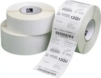 ZEBRA 800263-105, Zebra Etiketten Rolle &Oslash; 127 mm Thermodirekt Papier Wei&szlig; 30960 St.