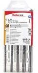 Fischer 545507 Stein-Spiralbohrer-Set 5 mm, 6 mm, 8 mm, 10 mm, 12 mm Zylinderschaft 1