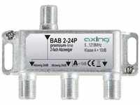 AXING BAB 2-24P, Axing BAB 2-24P Kabel-TV Abzweiger 2-fach 5 - 1218 MHz