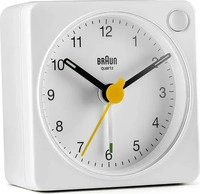 BRAUN 67101, Braun 67101 Quarz Wecker Wei&szlig;