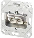 Netzwerkdose Unterputz Einsatz CAT 6a 2 Port Metz Connect 130B12D21200-E