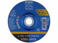 PFERD 62015640 E 150-7 PSF STEELOX Schruppscheibe gekröpft Durchmesser 150 mm