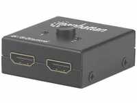 Manhattan 2 Port HDMI-Splitter 4096 x 2160 Pixel Schwarz 207850