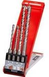 kwb 240400 40CR-Stahl Hammerbohrer 4teilig 5 mm, 6 mm, 8 mm, 10 mm Gesamtl&auml;nge 110