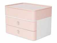 HAN SMART-BOX PLUS ALLISON 1100-86 Schubladenbox Rosa, Weiß Anzahl der Schubfächer: