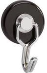 Maul Magnet (&Oslash; x H) 35 mm x 53 mm rund, mit Haken Schwarz, Silber 2 St. 6155790