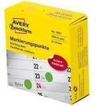 Avery-Zweckform 3851 Markierungspunkte Etiketten &Oslash; 10 mm Gr&uuml;n 800 St....