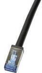 LogiLink CQ7123S RJ45 Patchkabel CAT 6a S/FTP 30.00 m Schwarz Geschirmt,