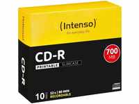 INTENSO 1801622, Intenso 1801622 CD-R 80 Rohling 700 MB 10 St. Slimcase Bedruckbar