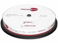 Primeon 2761312 Blu-ray BD-R DL Rohling 50 GB 10 St. Spindel Bedruckbar