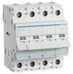 Ausschalter Grau 4polig 63 A 4 Schlie&szlig;er 400 V Hager SBN463