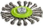 Bosch Accessories Scheibenb&uuml;rste, gezopft, rostfrei, 115 mm, 0,5 mm, 12500 U/ min,