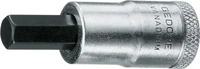 GEDORE 6241440, Steckschl&uuml;sseleinsatz IN 30 3/8 Zoll Innen-6-kant SW 8mm L.49mm