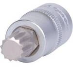 KS Tools 9111344 911.1344 Innen-Vielzahn (XZN) Stecknuss M12 1/2 (12.5 mm)