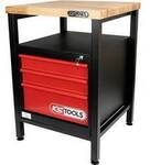 KS Tools 865.0010 Werkbank (B x H x T) 600 x 840 x 600 mm Schwarz, Rot