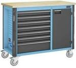 Hazet 179NW-7 Werkbank (L x B x H) 1150 x 1150 x 965 mm Blau, Schwarz