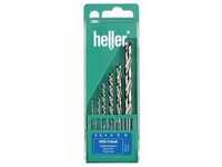 Heller 17735 D HSS Metall-Spiralbohrer-Set 6teilig 2 mm, 3 mm, 4 mm, 5 mm, 6...