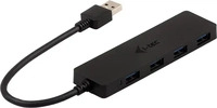 I-TEC U3HUB404, i-Tec USB 3.0 Slim Passive HUB - Hub - 4 x SuperSpeed USB 3.0 Schwarz