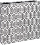 HAMA 00002220, hama 00002220 Jumbo-Album La Fleur, 30x30 cm, 100 schwarze Seiten,