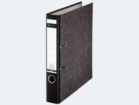 LEITZ 10505095, Leitz Ordner 1050 DIN A4 R&uuml;ckenbreite: 52 mm Schwarz Wolkenmarmor 2