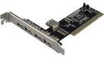 LogiLink USB 2.0 4 + 1 Port PCI 4+1 Port USB 2.0-Controllerkarte USB-A PCI WL0006
