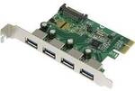 Renkforce 4 Port USB 3.2 Gen 1 Controllerkarte USB-A PCIe RF-3633345