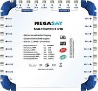 MEGASAT 0600153, MegaSat 0600153 SAT Multischalter Eing&auml;nge (Multischalter): 9 (8