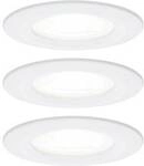Paulmann 92980 LED-Einbauleuchte 3er Set LED GU10 19.5 W Wei&szlig; (matt)
