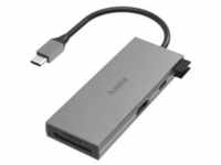 hama 00200110 USB-C-Hub, Multiport, 6 Ports, 2x USB-A, USB-C, HDMI™, SD, microSD