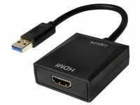 LogiLink UA0233 USB / HDMI Adapter [1x USB 3.2 Gen 1 Stecker A (USB 3.0) - 1x