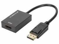 Digitus AK-340415-002-S DisplayPort / HDMI Adapter [1x DisplayPort Stecker - 1x